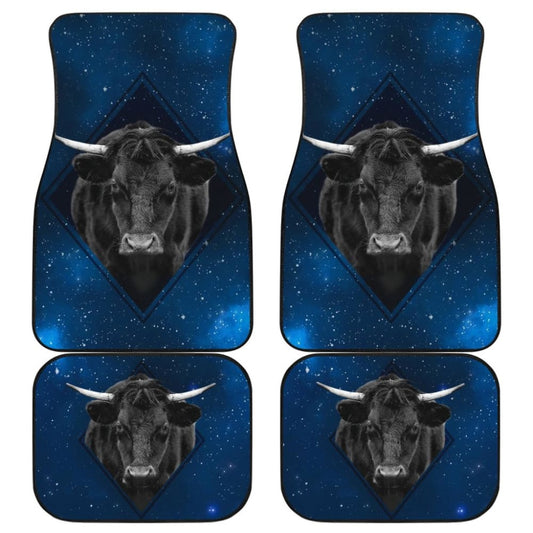 Powerful Bull Galaxy For Bull Cow Lovers Car Floor Mats