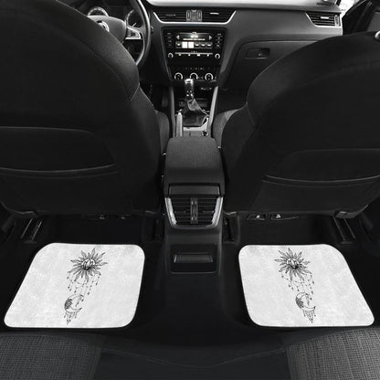 Sun And Moon Lion Car Floor Mats Meaningful Gifts Idea Custom Car Accessories