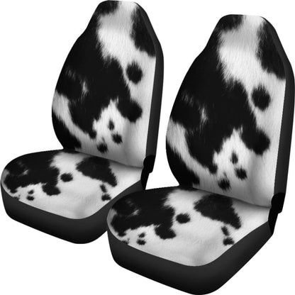 Cowhide Printed Car Seat Covers Protector