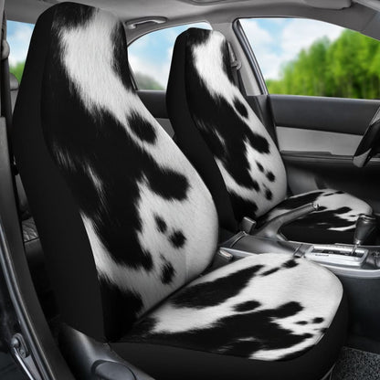 Cowhide Printed Car Seat Covers Protector