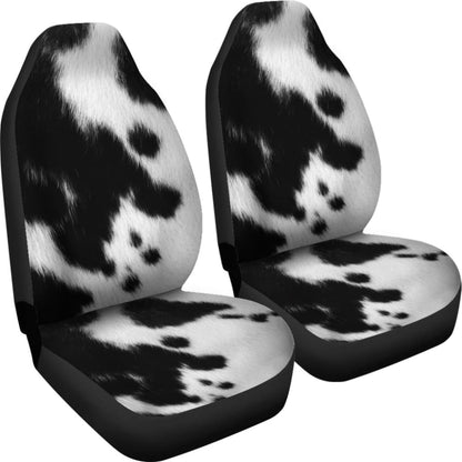 Cowhide Printed Car Seat Covers Protector