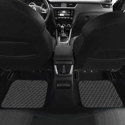 Dark Dragon Skin Scale Car Floor Mats