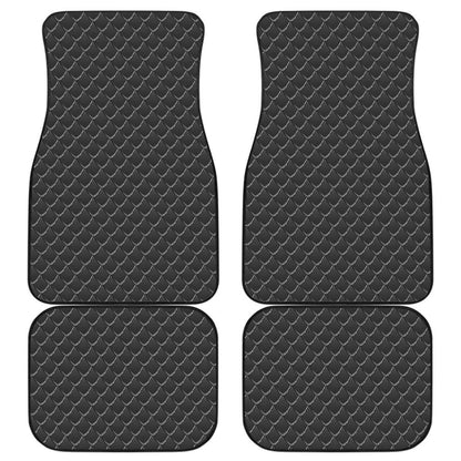Dark Dragon Skin Scale Car Floor Mats