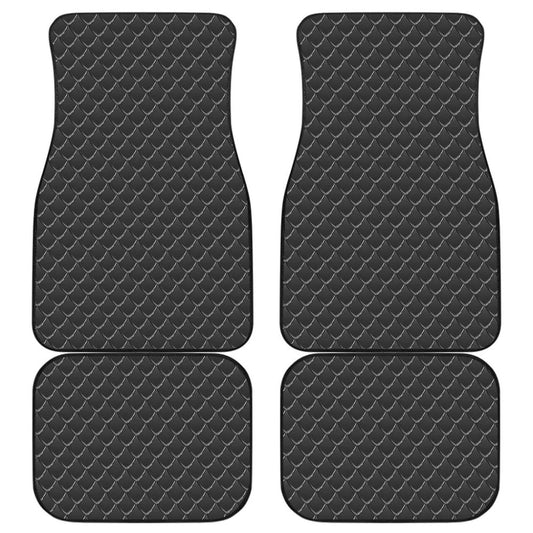 Dark Dragon Skin Scale Car Floor Mats