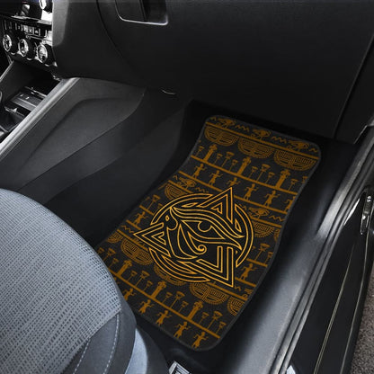 Amazing Ancient Egyptian Eyes Of Horus Powerful Symbol Car Floor Mats