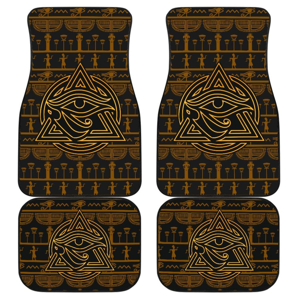 Amazing Ancient Egyptian Eyes Of Horus Powerful Symbol Car Floor Mats