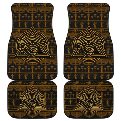 Amazing Ancient Egyptian Eyes Of Horus Powerful Symbol Car Floor Mats