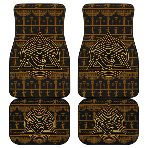 Amazing Ancient Egyptian Eyes Of Horus Powerful Symbol Car Floor Mats