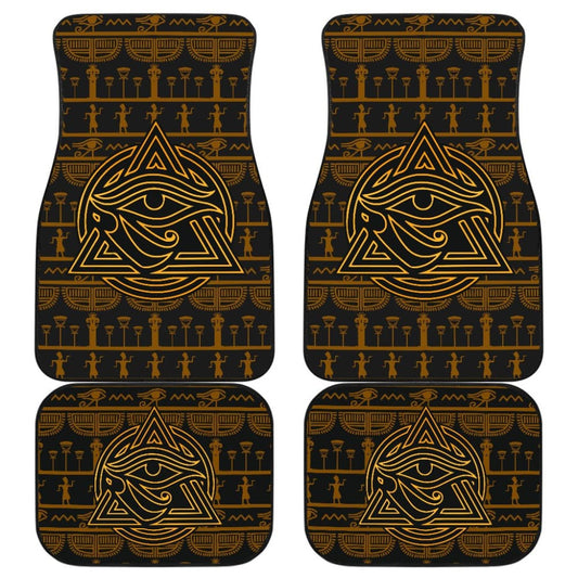 Amazing Ancient Egyptian Eyes Of Horus Powerful Symbol Car Floor Mats