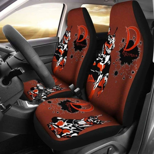 Doberman  Car Seat Covers