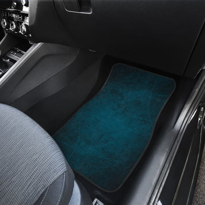 Navy Blue Grunge Car Floor Mats