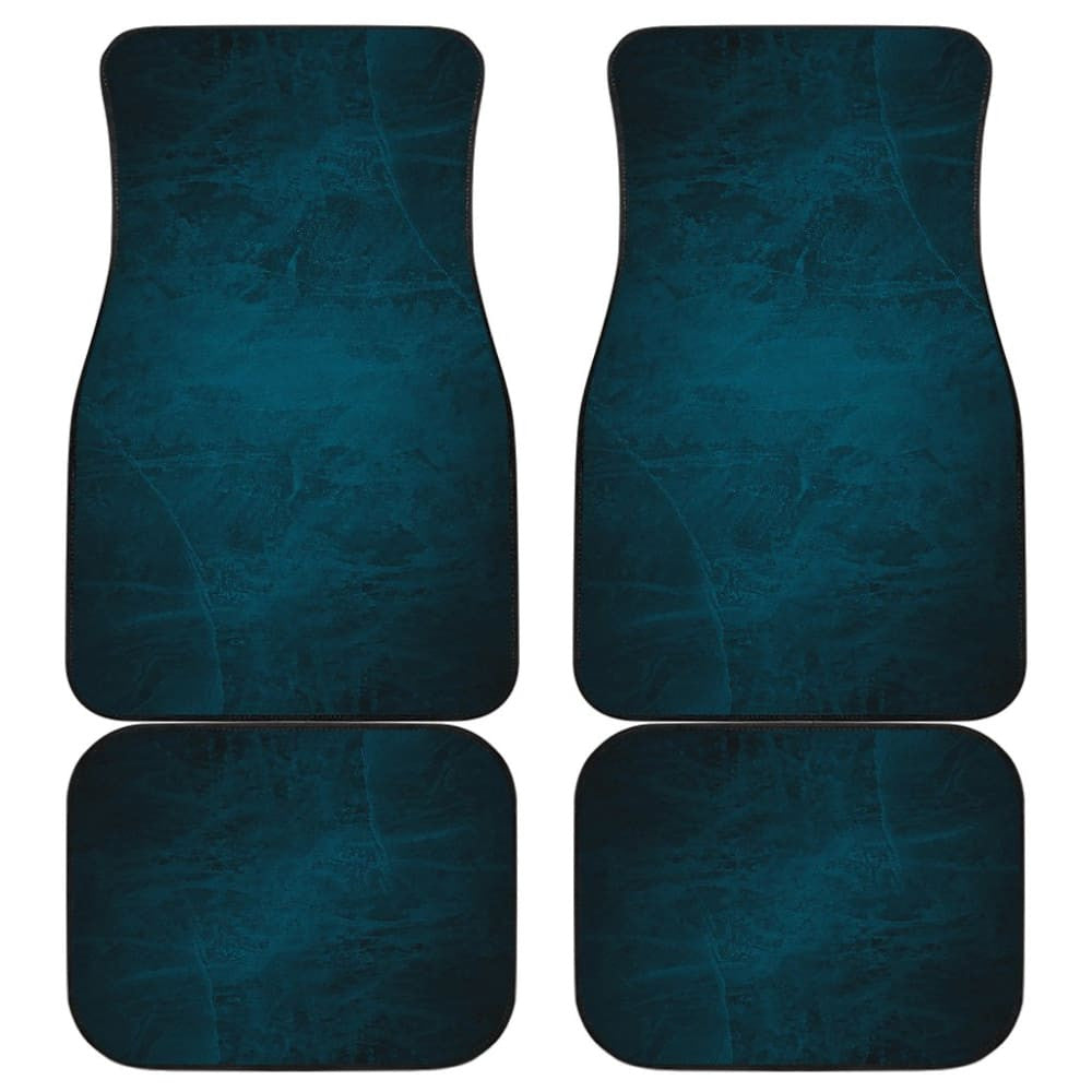 Navy Blue Grunge Car Floor Mats