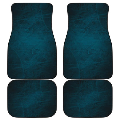 Navy Blue Grunge Car Floor Mats