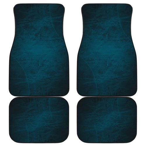Navy Blue Grunge Car Floor Mats