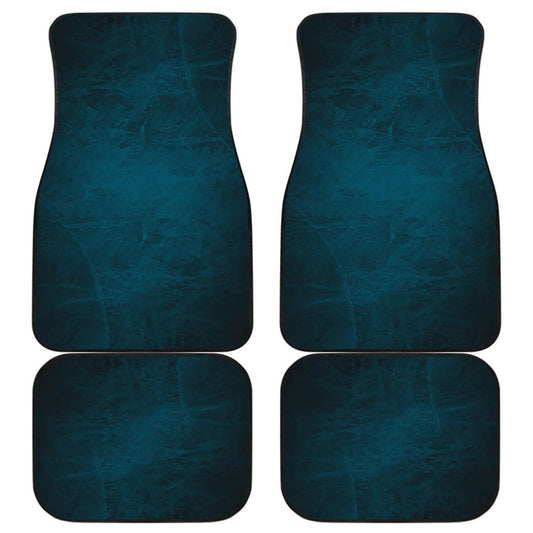 Navy Blue Grunge Car Floor Mats