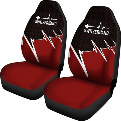 Switzerland Car Seat Covers - Switzerland In My Heartbeat