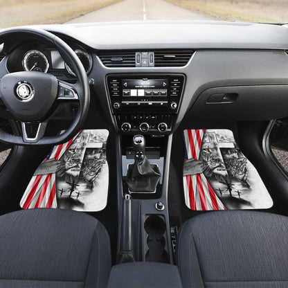 One Nation Under God American Flag Day Independence Car Floor Mats