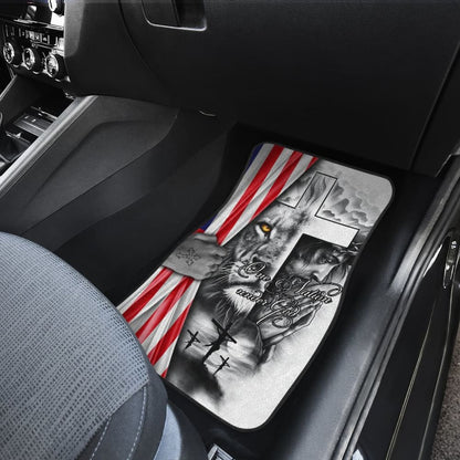 One Nation Under God American Flag Day Independence Car Floor Mats