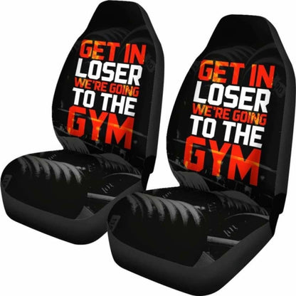 Get In Loser Gym Car Seat Covers