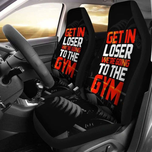 Get In Loser Gym Car Seat Covers