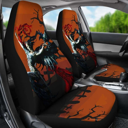 Celtic MorriGan Car Seat Covers (Halloween Edition) - MorriGan Goddess -