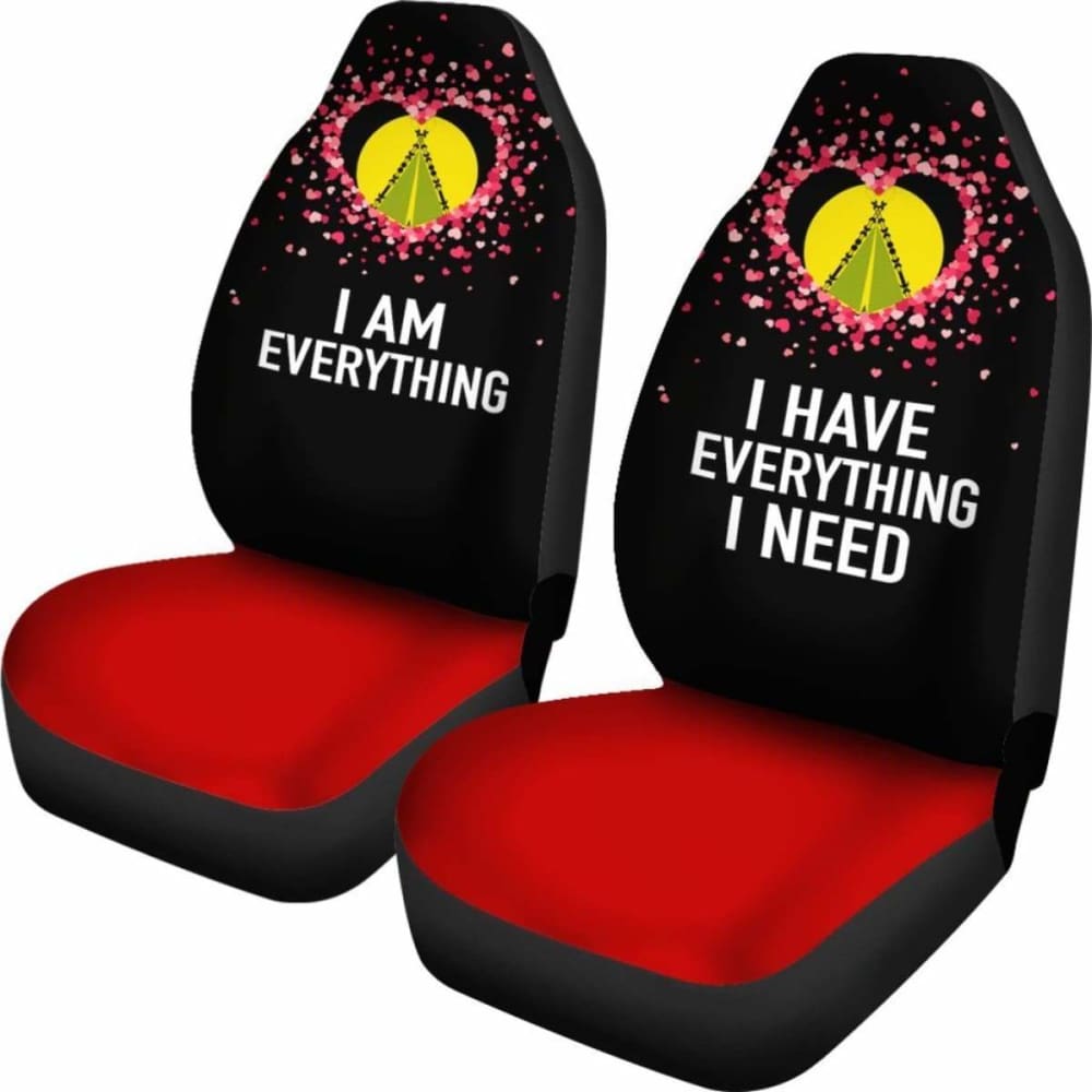(Sivage) Wallis And Futuna Car Seat Covers Couple Valentine Everthing I Need (Set Of Two)