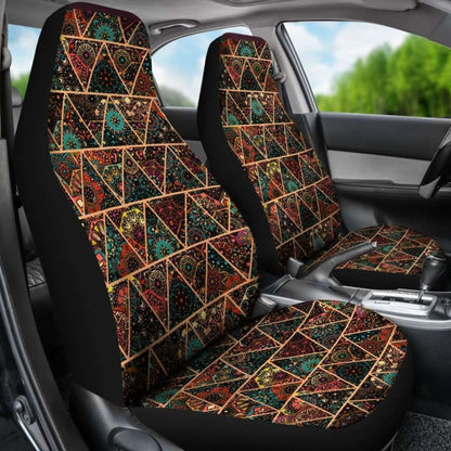 Yoga Floral And Mandala Car Seat Cover S
