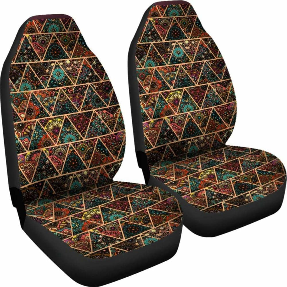 Yoga Floral And Mandala Car Seat Cover S