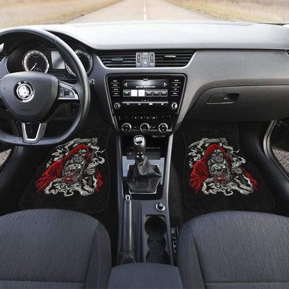Grim Reaper Red Car Floor Mats Amazing Gift Ideas