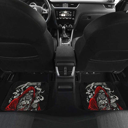Grim Reaper Red Car Floor Mats Amazing Gift Ideas