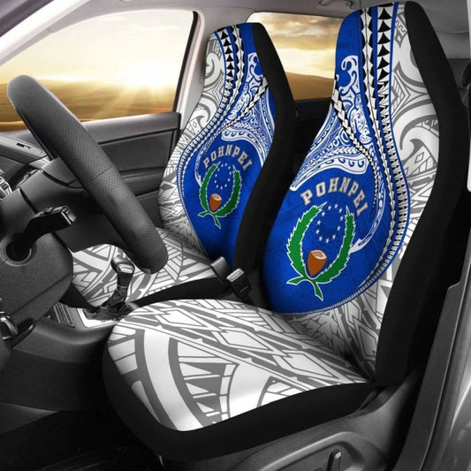 Pohnpei Car Seat Cover Kanaloa Tatau -
