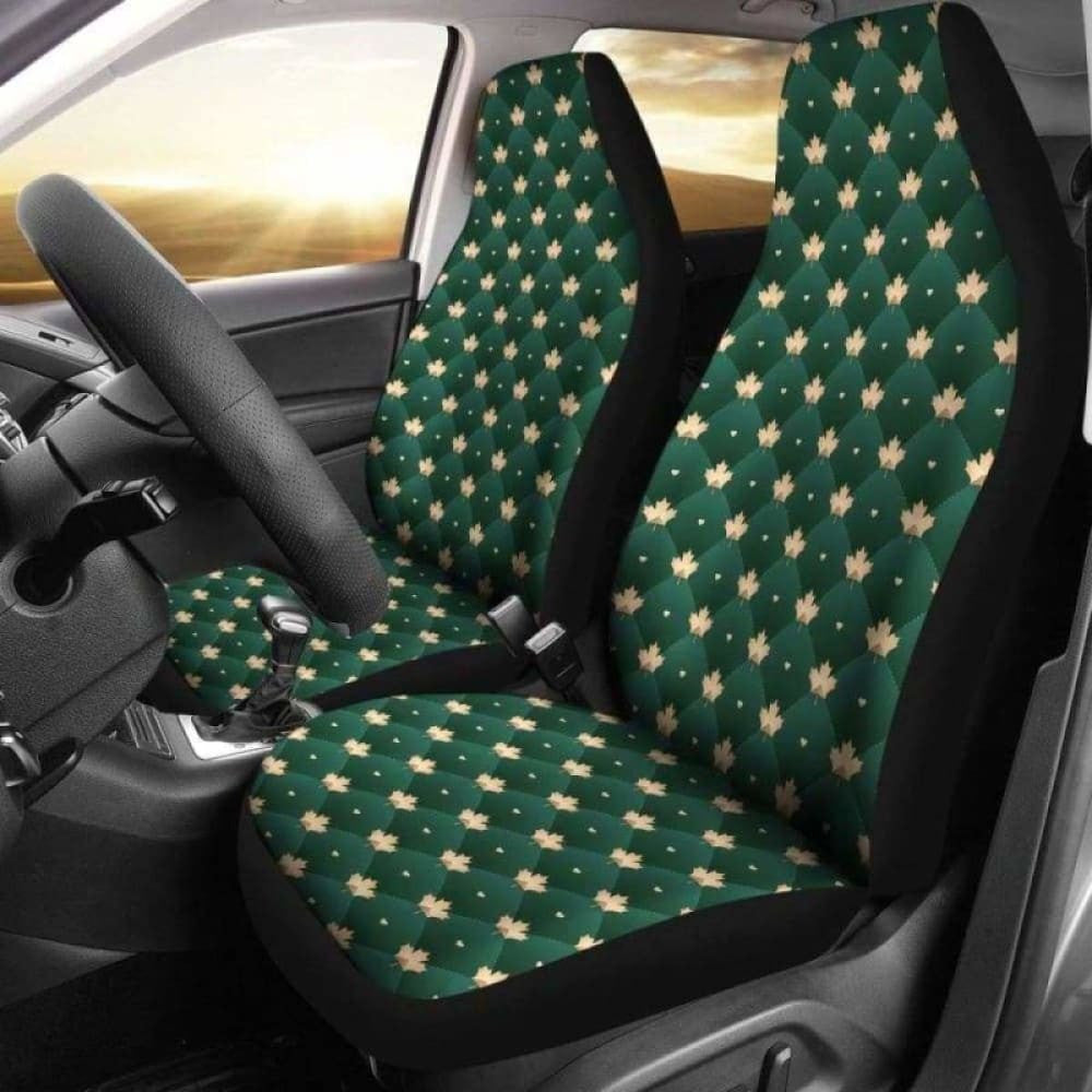 Maple Leaf Pattern Car Seat Covers