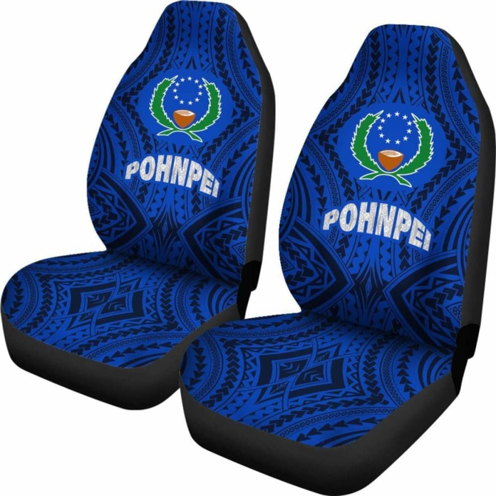 Pohnpei Car Seat Covers - Blue Version -