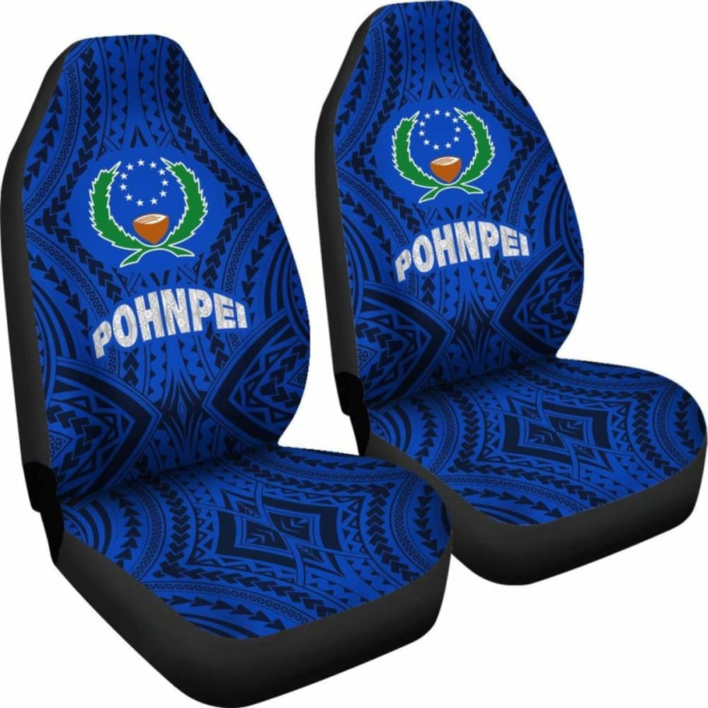 Pohnpei Car Seat Covers - Blue Version -