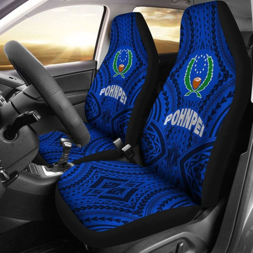 Pohnpei Car Seat Covers - Blue Version -