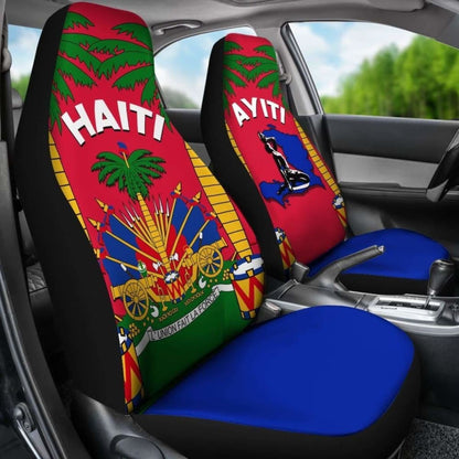 Coat Of Arms Haiti Car Seat Covers - Le Marron Inconnu