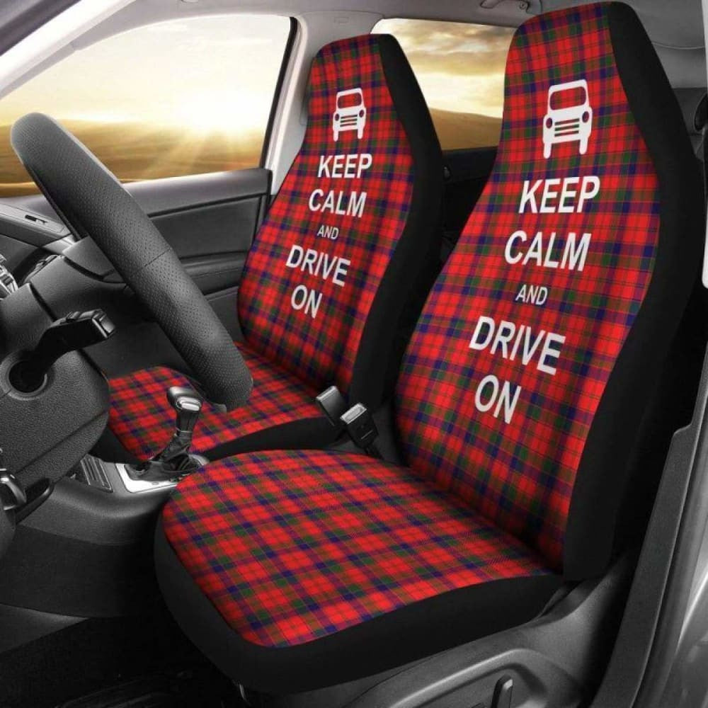 Keep Calm Robertson Modern Tartan Car Seat Cover