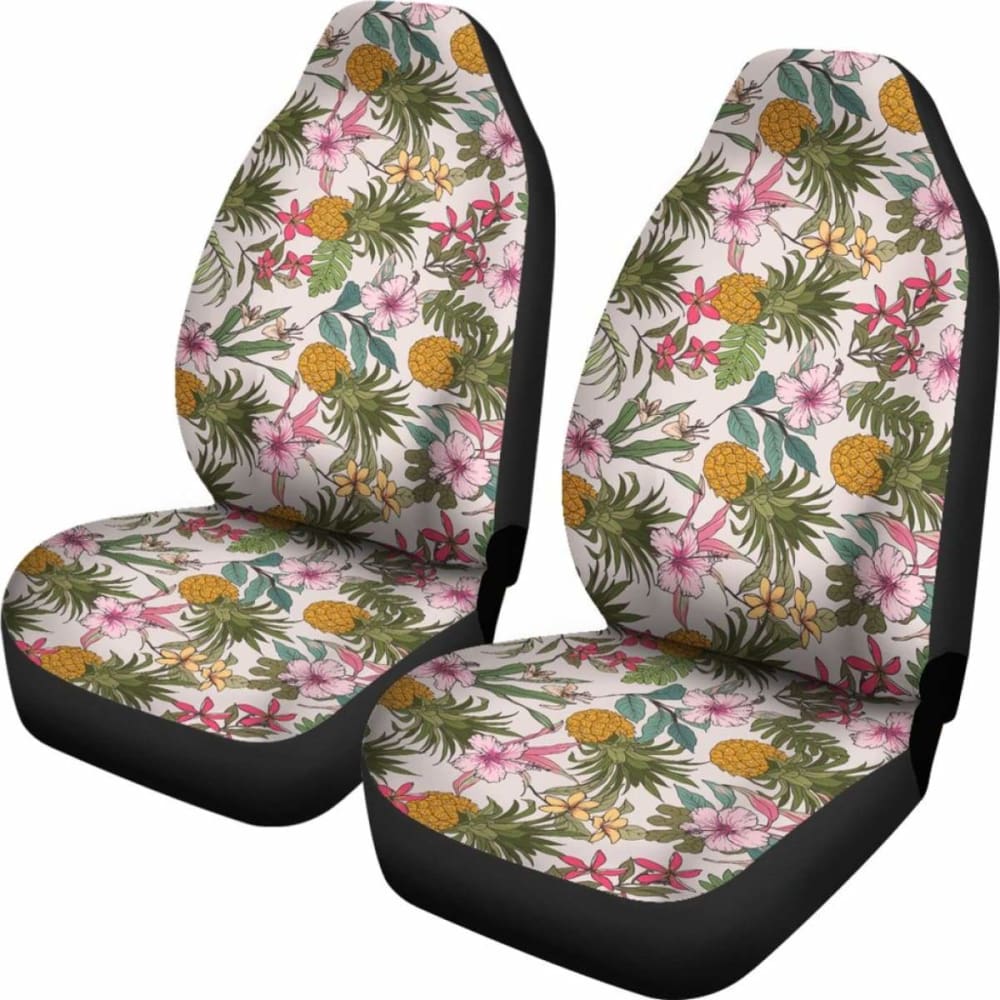 Hawaii Pineapple Tropical Car Seat Covers