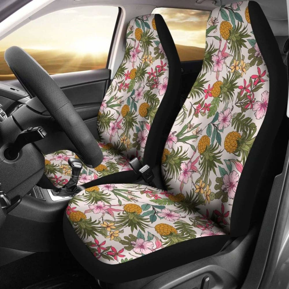 Hawaii Pineapple Tropical Car Seat Covers
