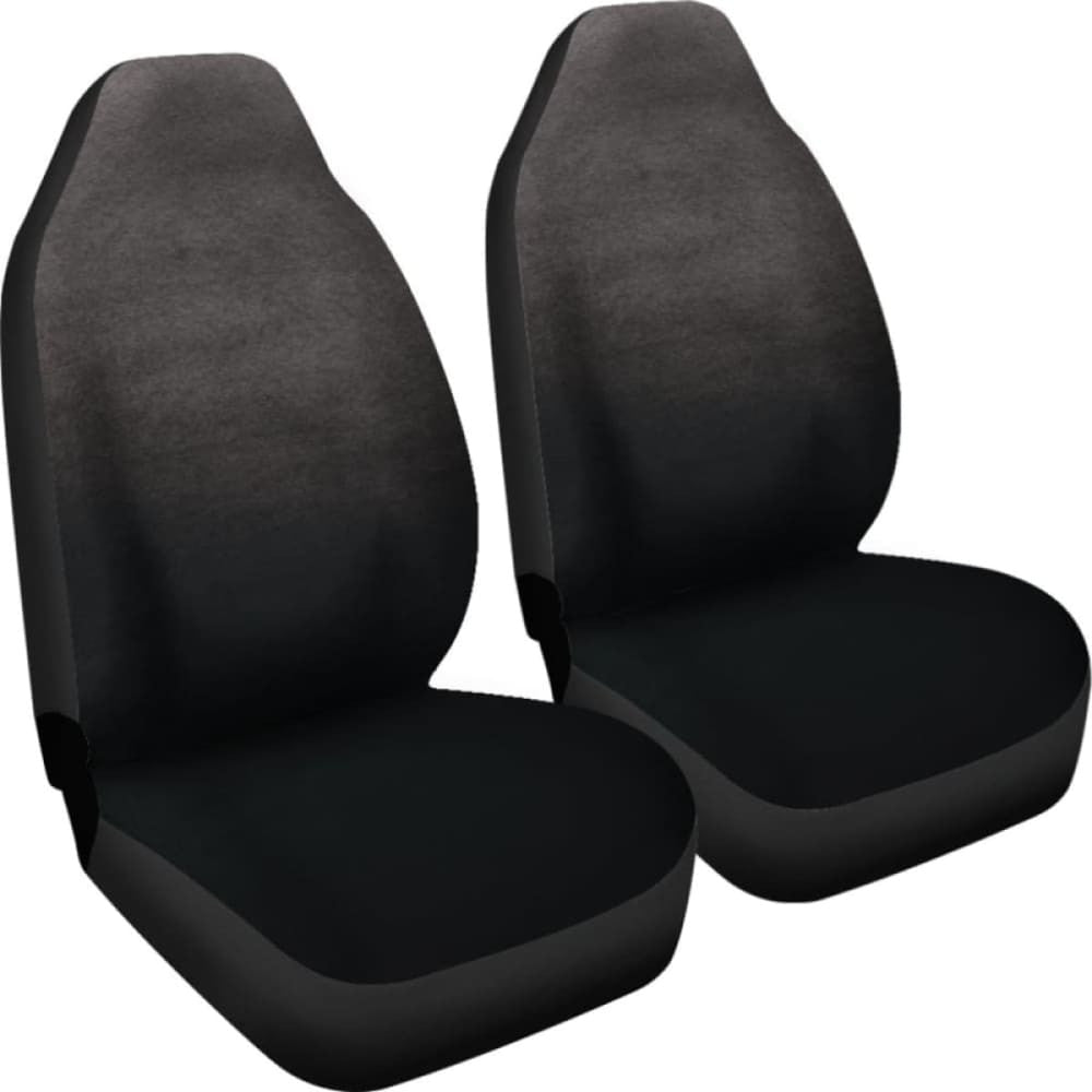 Charcoal Gray Ombre Watercolor Car Seat Covers