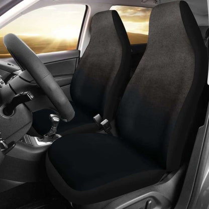 Charcoal Gray Ombre Watercolor Car Seat Covers