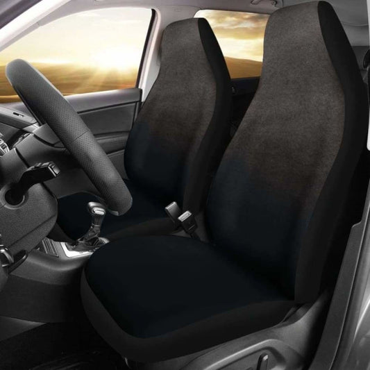 Charcoal Gray Ombre Watercolor Car Seat Covers