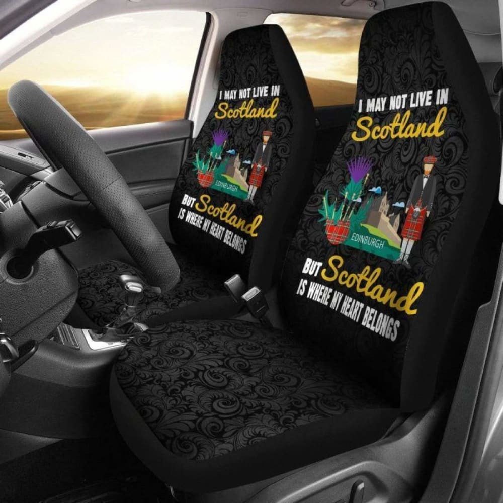 Scotland Where My Heart Belongs Car Seat Covers