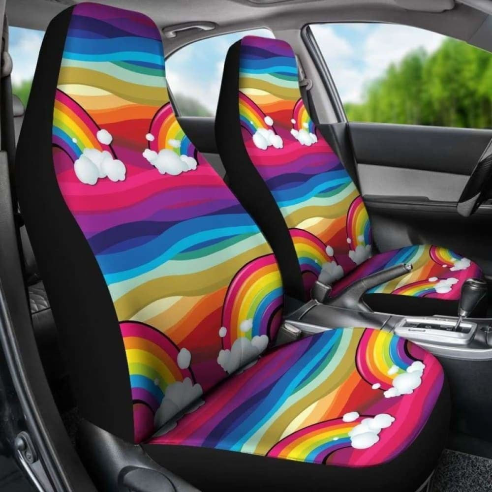 Rainbow Car Seat Covers