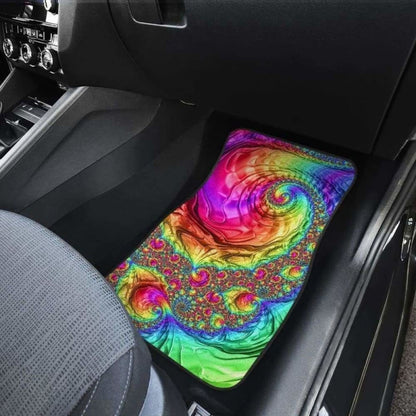Happy Rainbow Car Floor Mat