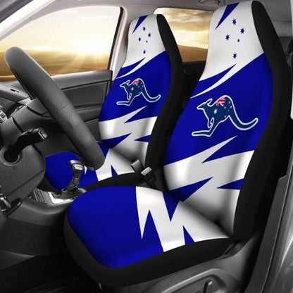 Australia Flag Kangaroo Car Seat Covers