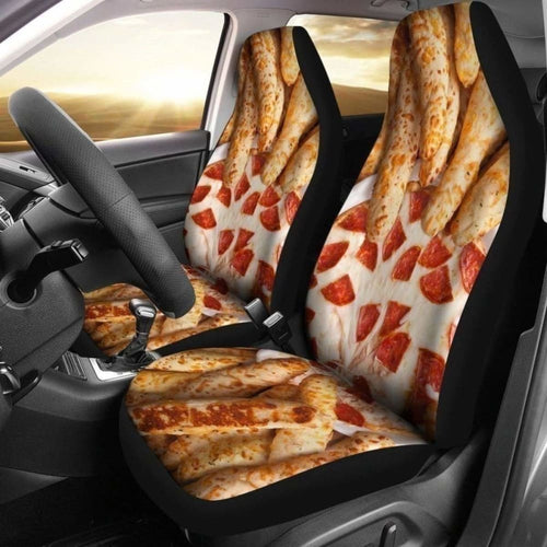 Pizza Pepperoni Cheese Car Seat Covers