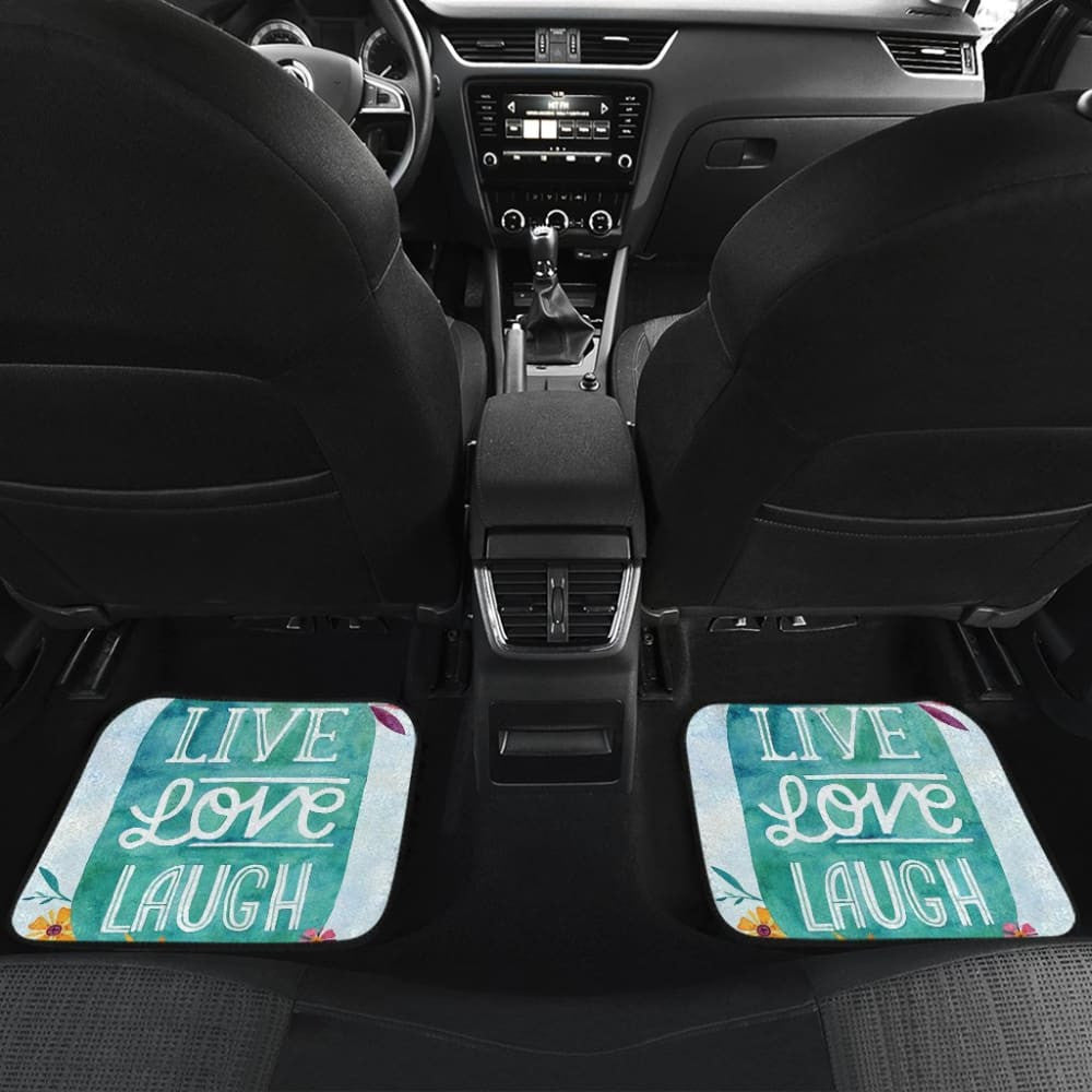 Pattern Flowers Live Laugh Love Amazing Gift Ideas Car Floor Mats