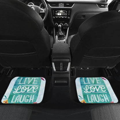 Pattern Flowers Live Laugh Love Amazing Gift Ideas Car Floor Mats