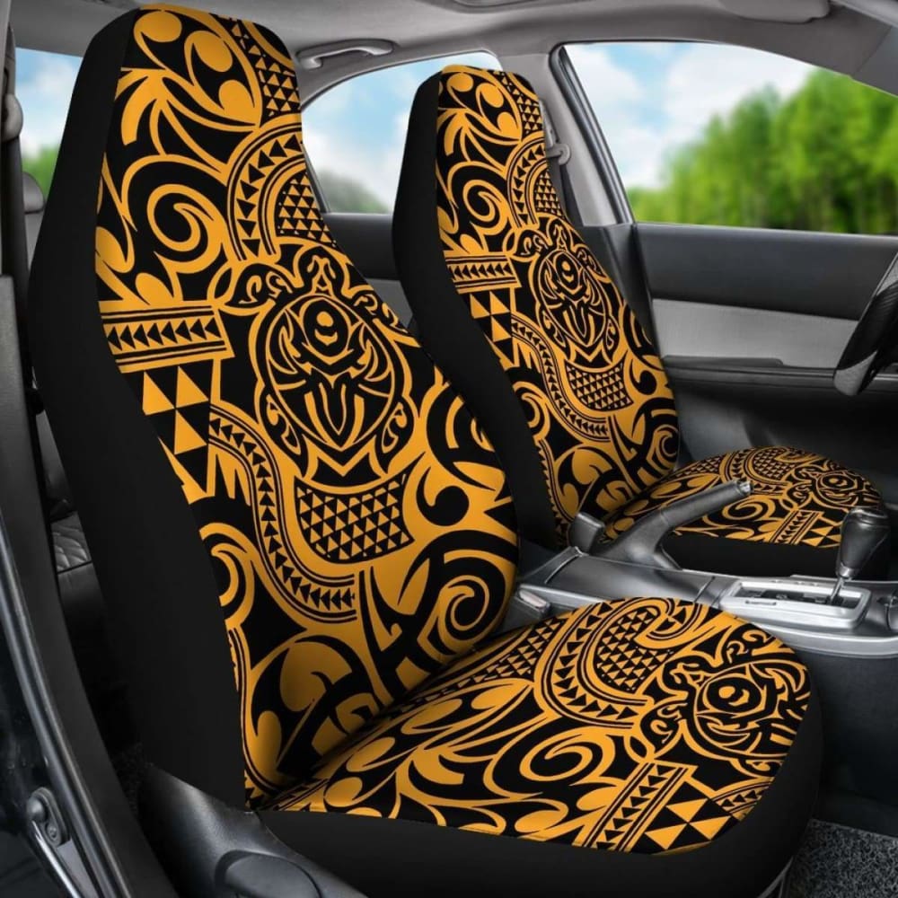 Polynesian Car Seat Cover - Polynesian Tattoo -